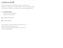 Tablet Screenshot of creemedia.com